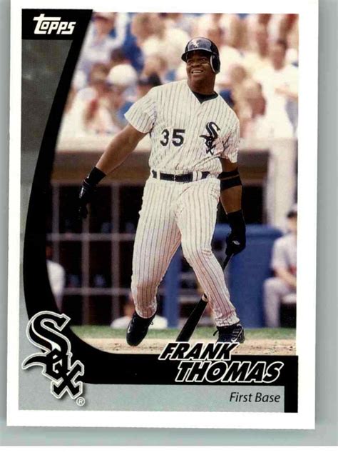 2002 Topps Post Frank Thomas Card 13 Of 30 Whitesox Rare Oddball