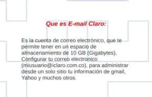 Cu L Es El Correo Electronico De Claro Haras Dadinco