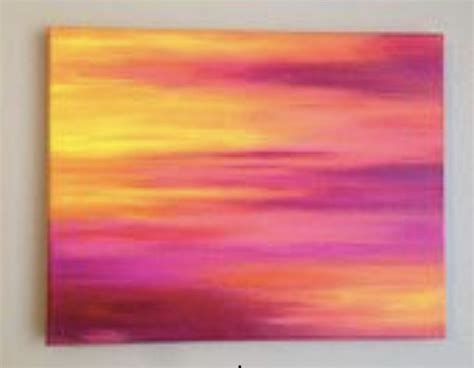 Sunset Sky | Abstract art painting, Sunset painting, Art painting acrylic