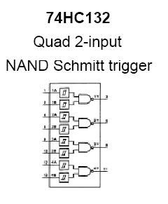 74HC132 Quad 2 Input NAND Gate NightFire Electronics LLC