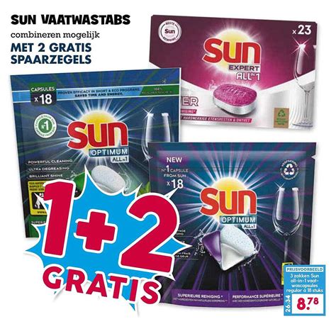 Sun Vaatwastabs Aanbieding Bij Boon S Markt Folders Nl