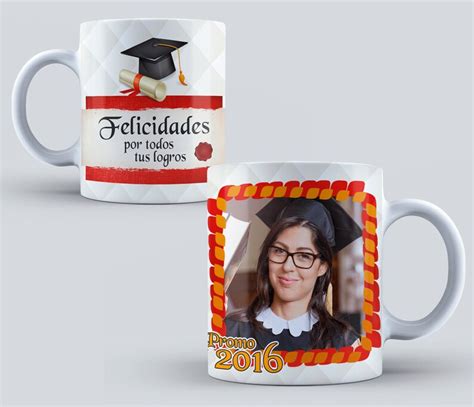 Plantillas Para Sublimar Tazas De Graduacion Dise O De Etsy Espa A