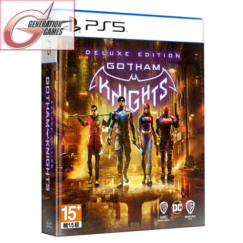 Ps5 Gotham Knights Deluxe Edition R3 English Shopee Singapore