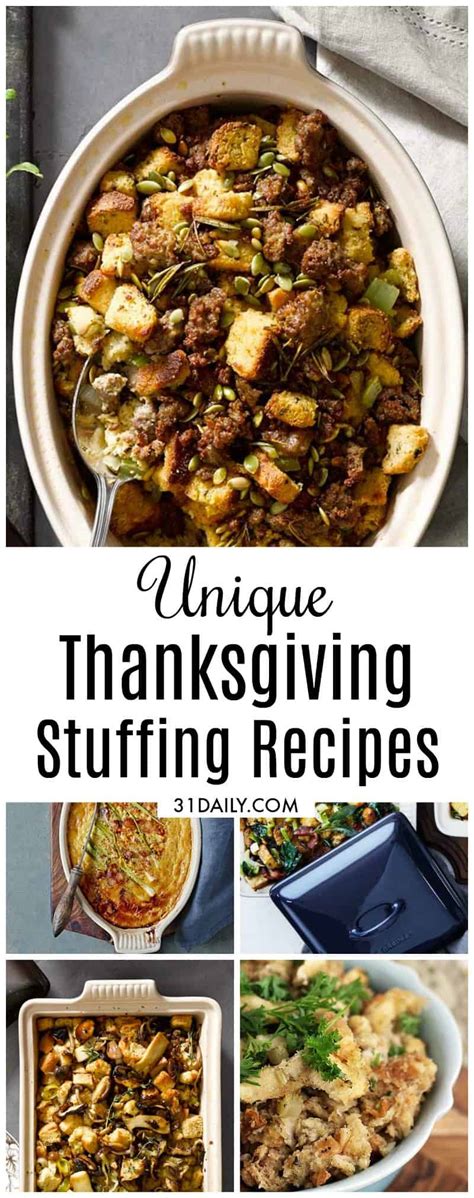 25 Thanksgiving Stuffing Recipes You'll Love - 31 Daily