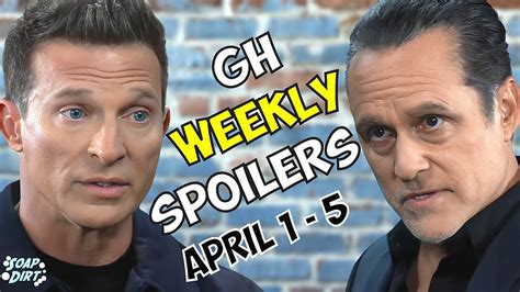 General Hospital Weekly Spoilers April 1 5 Jason Freed And Sonny Comes