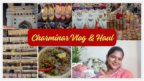 Ramzan Special CHARMINAR NIGHT MARKET Vlog And Haul 2024 Hyderabad