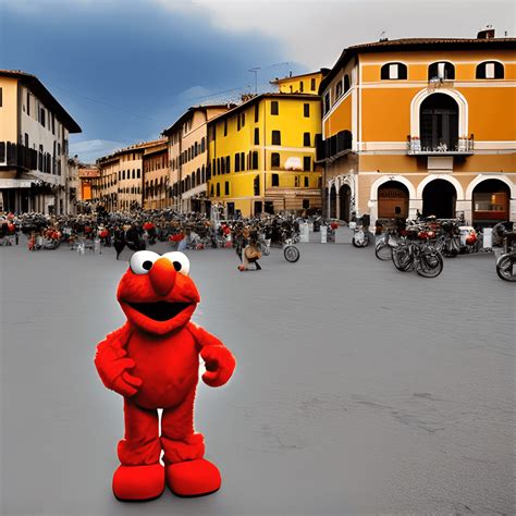 Elmo In Italy · Creative Fabrica