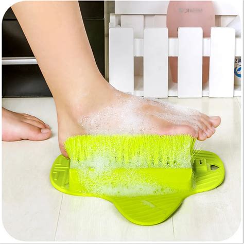 Foot Scrub Brush Exfoliating Feet Scrubber Washer Spa For Shower In