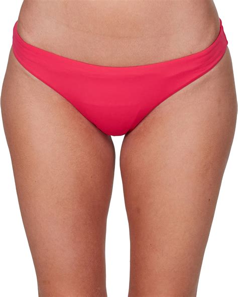 Rvca Solid Full Bikini Bottom Pink SurfStitch