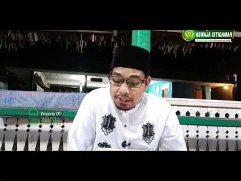 Live Pengajian Aswaja Istiqamah Kitab Mahalli Juz Halaman