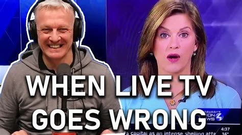 When Live Tv Goes Wrong Reaction Office Blokes React Youtube