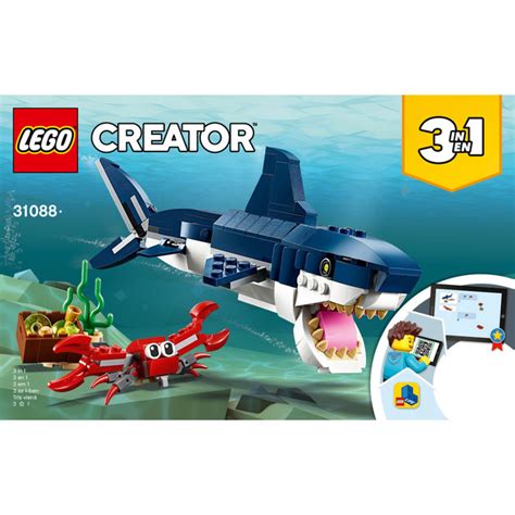 LEGO Deep Sea Creatures Set 31088 Instructions | Brick Owl - LEGO ...