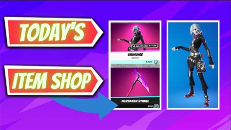 Check Out This Epic GRIMOIRE Skin In The Fortnite Item Shop Today