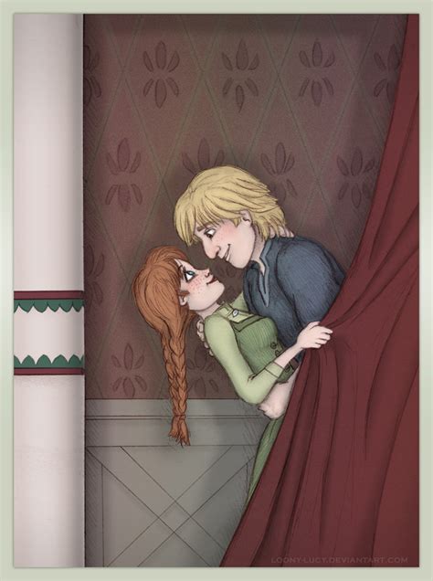 Frozen - Anna and Kristoff - drapes by Loony-Lucy on DeviantArt