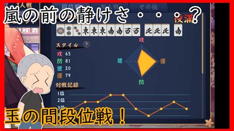 【雀魂 じゃんたま 】調子良いと怖い！玉の間段位戦！【目指せ雀聖】【ゲーム実況】 Youtube