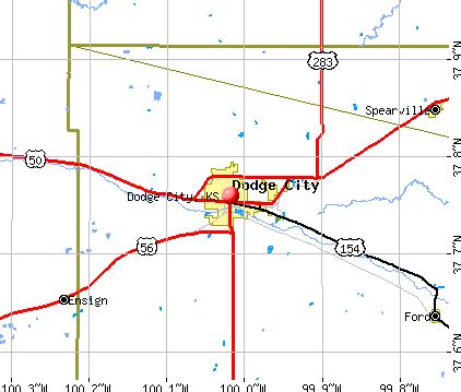 Dodge City Kansas Map - Metro Map