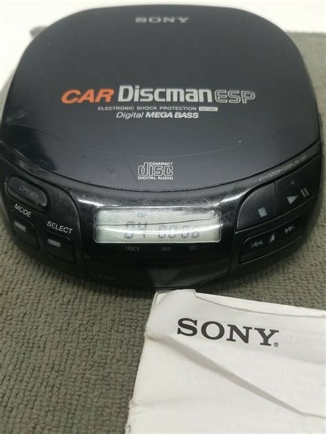 Sony Car Discman Esp D 835k Digital Mega Bass Cd Player W Ac Charger