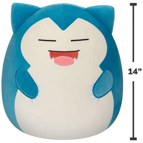 Squishmallows Pokémon Kuscheltier Relaxo Serie 2 Plüschfigur 35 Cm