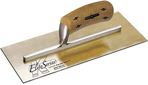 Kraft Tool Kraft PLE460K 13 By 5 Elite Series Five Star Trowel Golden