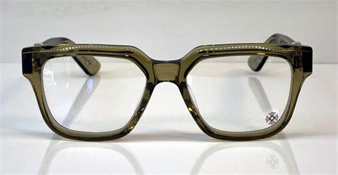 Chrome Hearts Vagillionaire Ii Olive Rx Glasses In Black Lyst