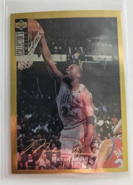 Collector S Choice Gold Signature Michael Jordan Pont