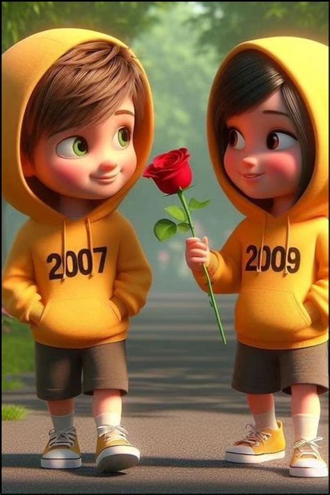 Couple Dpz Cartoon for Instagram, Matching, Half, HD, Cute, Funny in 2024