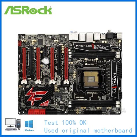 Para asrock fatal1ty x79 profissional placa mãe lga 2011 v1 para intel