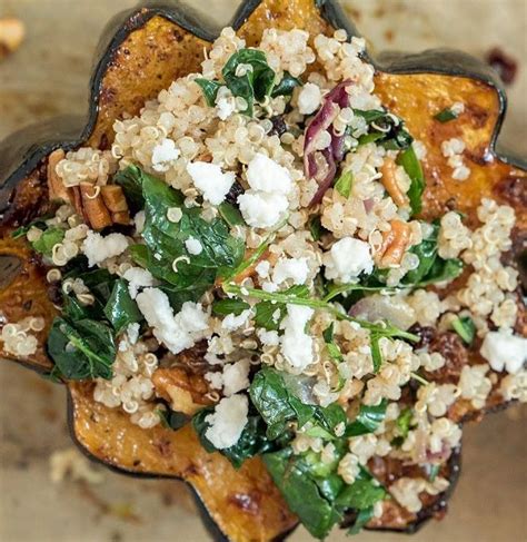 Quinoa Stuffed Acorn Squash Recipe Sidechef