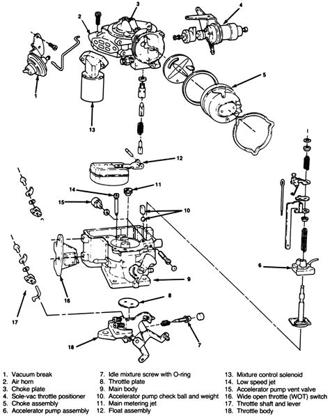 Carter Carburetor Parts Diagrams Carter Barrel Carburetor