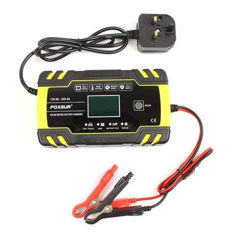 Smart Intelligent Car Battery Charger Automatic Pulse Repair Starter 12v 24v Uk Ebay