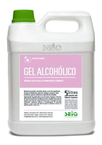 Alcohol En Gel Sanitizante 5 Litros Antibacterial Bidon BIGGER