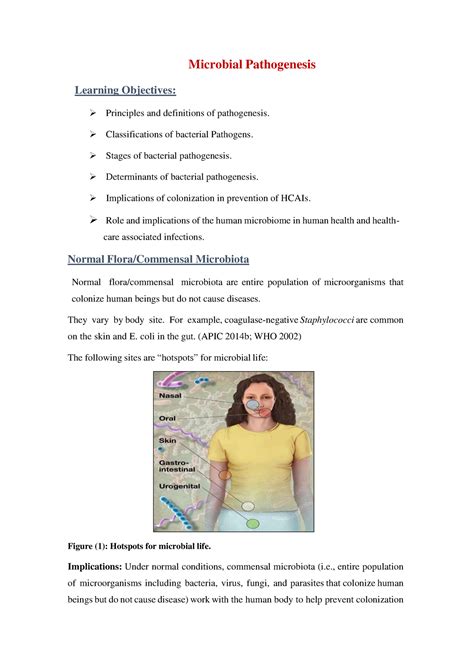 Microbial Pathogenesis - Microbial Pathogenesis Learning Objectives ...