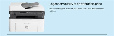 HP Mono Laser MFP137FNW Printer Incredible Connection