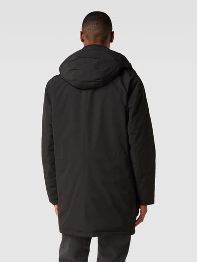 Mango Parka Mit Abnehmbarer Kapuze Black Online Kaufen