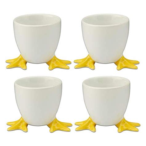 Bia 4 Piece Chicken Feet Egg Cups 5 X 5 X 5 Cm Yellow 4 Set Pricepulse