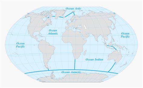 The Five Oceans Map