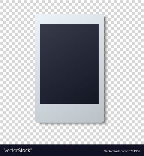 Polaroid Frame Single Royalty Free Vector Image