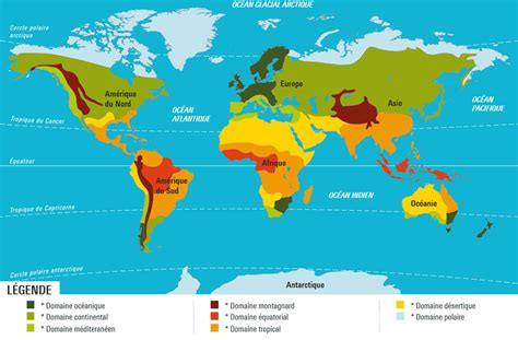 Carte Les Climats Dans Le Monde La Carte Les Climats Dans Le Monde