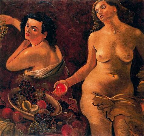 Two Naked Women And Still Life