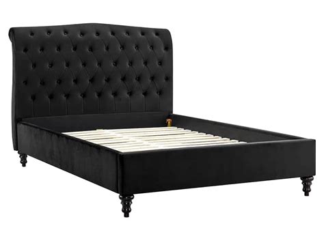 Limelight Rosa 6ft Super King Size Black Fabric Bed Frame