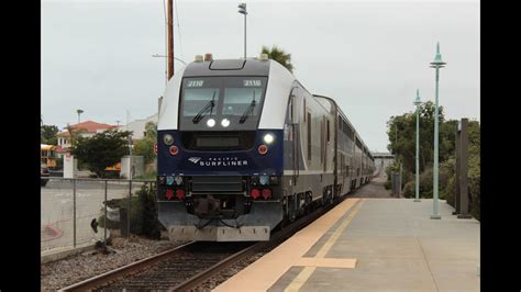 Railfanning Carlsbad Village Station With Amtrak And Coaster Trains Pt