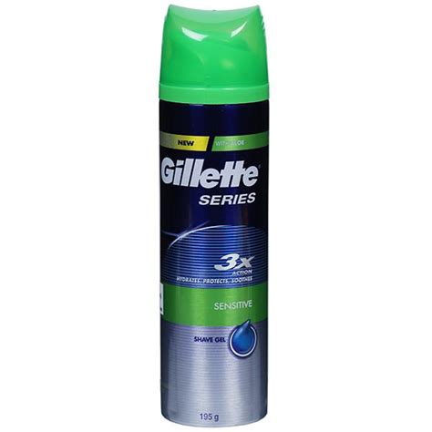 Buy Gillette Series Sensitive X Action Aloe Shave Gel G In