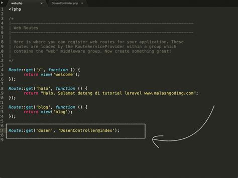 Tutorial Laravel Membuat Controller Pada Laravel Malas Ngoding