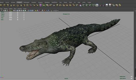 3d Model 3d Crocodile Alligator Model Vr Ar Low Poly Cgtrader