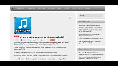 COME SCARICARE MUSICA GRATIS SU IPHONE YouTube