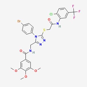 N 4 4 Bromophenyl 5 2 2 Chloro 5 Trifluoromethyl Phenyl Amino