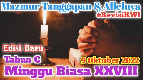 Edisi Baru Minggu Biasa Xxviii Tahun C Oktober Mazmur