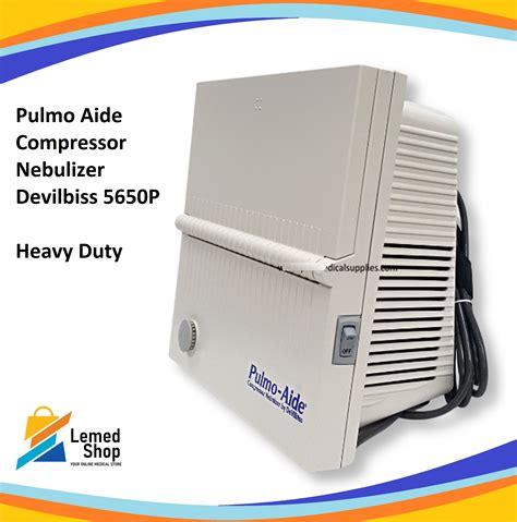 Pulmo Aide Compressor Nebulizer Devilbiss P Heavy Duty Lazada Ph