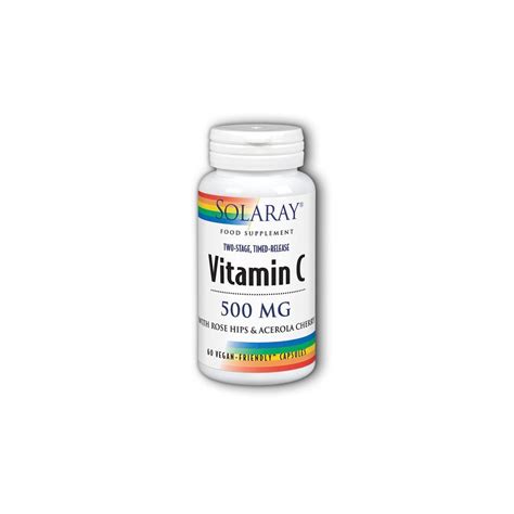 Solaray Timed Release Vitamin C X Mg Capsules