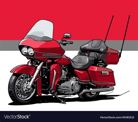 Motorbike template for graphic design needs Vector Image